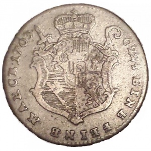 Аверс монеты Епископство Вюрцбург, 1 шиллинг, 1763