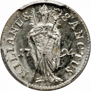 Реверс монеты Епископство Вюрцбург, 1 шиллинг, 1794-1795