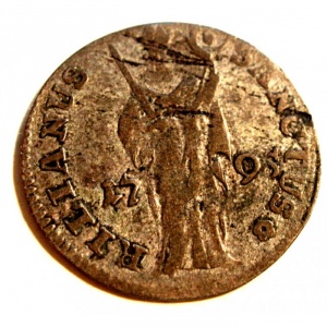 Реверс монеты Епископство Вюрцбург, 1 шиллинг, 1795-1796
