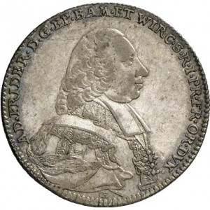 Аверс монеты Епископство Вюрцбург, 10 крейцеров, 1760-1762