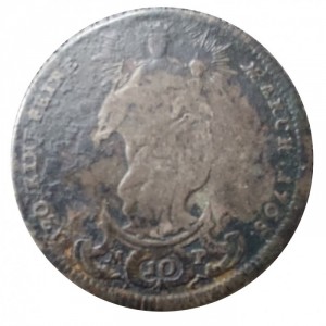 Реверс монеты Епископство Вюрцбург, 10 крейцеров, 1763-1769