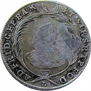 Аверс монеты Епископство Вюрцбург, 20 крейцеров, 1764-1770
