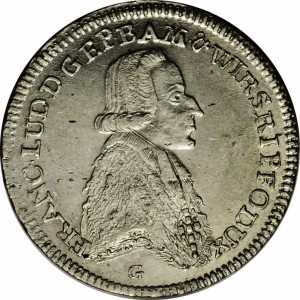 Аверс монеты Епископство Вюрцбург, 20 крейцеров, 1788-1791