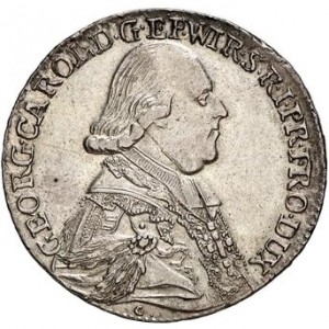 Аверс монеты Епископство Вюрцбург, 20 крейцеров, 1796