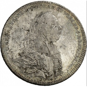 Аверс монеты Епископство Вюрцбург, 1 талер, 1760