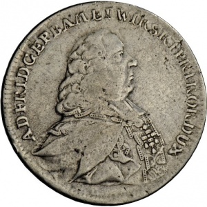 Аверс монеты Епископство Вюрцбург, 1 талер, 1763