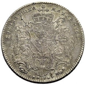Реверс монеты Епископство Вюрцбург, 1 талер, 1763