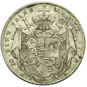 Реверс монеты Епископство Вюрцбург, 1 талер, 1779-1784