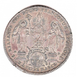 Реверс монеты Епископство Вюрцбург, 1 талер, 1785
