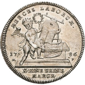 Реверс монеты Епископство Вюрцбург, 1 талер, 1786-1791