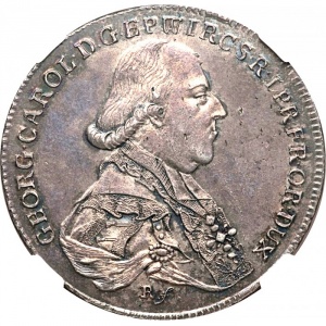 Аверс монеты Епископство Вюрцбург, 1 талер, 1795