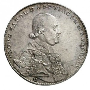 Аверс монеты Епископство Вюрцбург, 1 талер, 1795