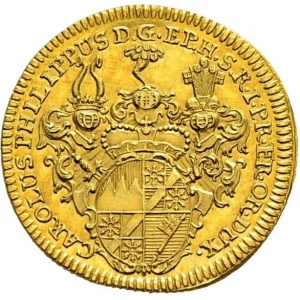 Аверс монеты Епископство Вюрцбург, 1 голдгульден, 1749