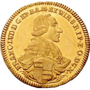 Аверс монеты Епископство Вюрцбург, 1 голдгульден, 1790