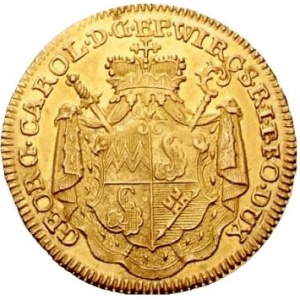 Аверс монеты Епископство Вюрцбург, 1 голдгульден, 1795