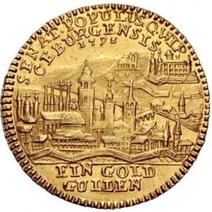 Реверс монеты Епископство Вюрцбург, 1 голдгульден, 1798