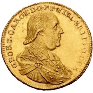 Аверс монеты Епископство Вюрцбург, 1 каролин, 1795