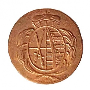 Аверс монеты Курфюршество Саксония, 1 геллер, 1778-1806