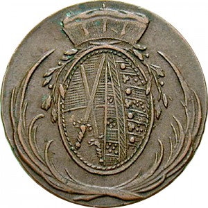 Аверс монеты Курфюршество Саксония, 3 пфеннига, 1797-1806