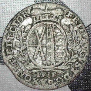 Аверс монеты Курфюршество Саксония, 1/24 талера, 1764-1806
