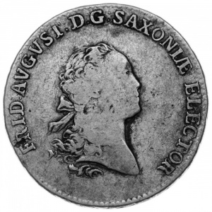 Аверс монеты Курфюршество Саксония, ⅔ талера, 1764