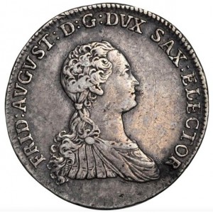 Аверс монеты Курфюршество Саксония, ⅔ талера, 1765-1768