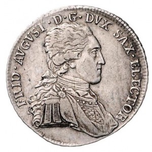 Аверс монеты Курфюршество Саксония, ⅔ талера, 1791-1806
