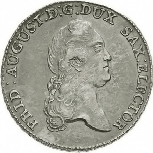 Аверс монеты Курфюршество Саксония, ⅔ талера, 1769-1788