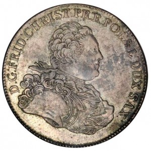 Аверс монеты Курфюршество Саксония, 1 талер, 1763