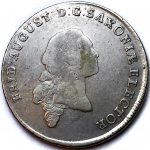 Аверс монеты Курфюршество Саксония, 1 талер, 1763-1764
