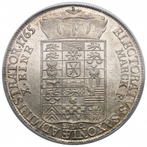 Реверс монеты Курфюршество Саксония, 1 талер, 1764-1768