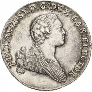 Аверс монеты Курфюршество Саксония, 1 талер, 1765