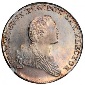 Аверс монеты Курфюршество Саксония, 1 талер, 1765