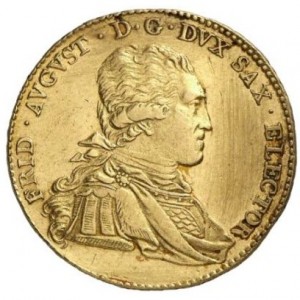 Аверс монеты Курфюршество Саксония, 10 талеров, 1791-1806