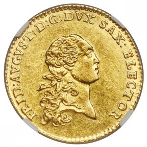 Аверс монеты Курфюршество Саксония, 1 дукат, 1764-1768