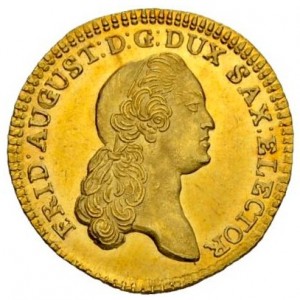 Аверс монеты Курфюршество Саксония, 1 дукат, 1779-1790