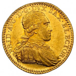 Аверс монеты Курфюршество Саксония, 1 дукат, 1791-1804
