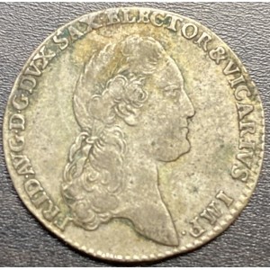 Аверс монеты Курфюршество Саксония, ¹⁄₁₂ талера, 1790, Викарий Фридриха Августа III