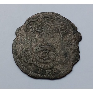 Реверс монеты Курфюршество Саксония, 3 пфеннига, 1695-1696