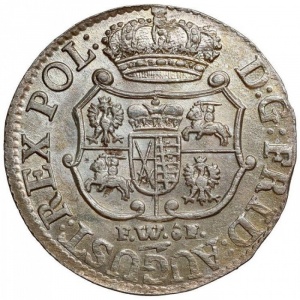 Аверс монеты Курфюршество Саксония, ¹⁄₁₂ талера, 1734-1763