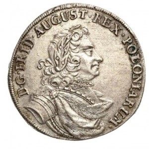 Аверс монеты Курфюршество Саксония, ⅔ талера, 1697-1705