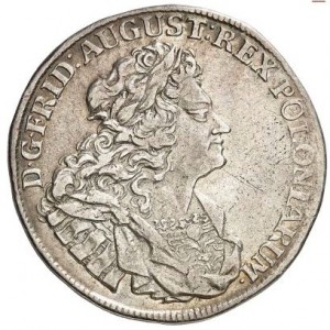 Аверс монеты Курфюршество Саксония, ⅔ талера, 1709-1733