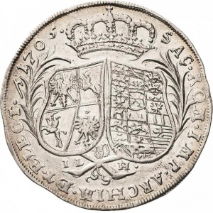 Реверс монеты Курфюршество Саксония, 1 талер, 1698-1705