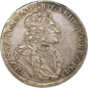 Аверс монеты Курфюршество Саксония, 1 талер, 1706-1707