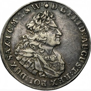 Аверс монеты Курфюршество Саксония, 1 талер, 1709-1733