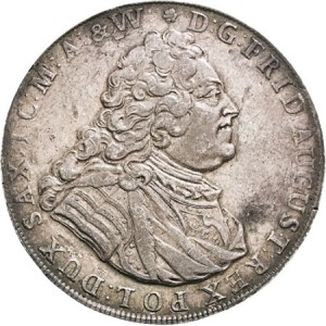 Аверс монеты Курфюршество Саксония, 2 талера, 1735-1744