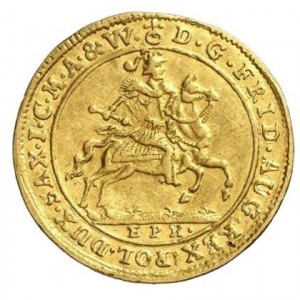 Аверс монеты Курфюршество Саксония, 1 дукат, 1702-1712