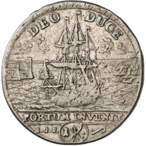 Аверс монеты Курфюршество Саксония, 1/24 талера, 1717, Смерть Анны Софии, матери Фридриха Августа