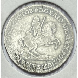 Аверс монеты Курфюршество Саксония, ¹⁄₁₂ талера, 1741-1742, Викарий Фридриха Августа II