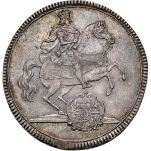 Аверс монеты Курфюршество Саксония, ½ талера, 1711, Викарий Фридриха Августа I